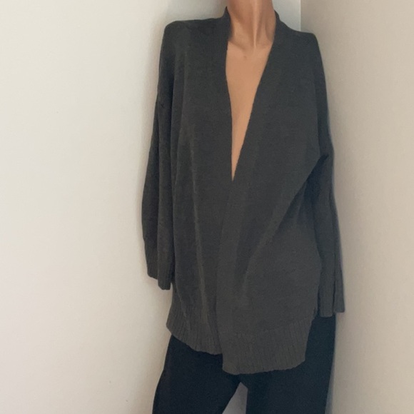 LOFT Green Open Cardigain - Picture 1 of 6